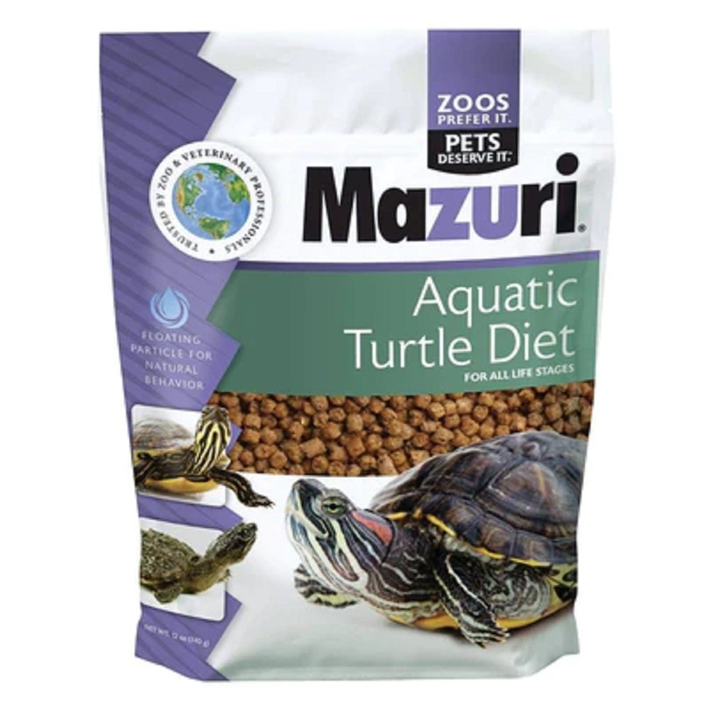 Mazuri Aquatic Turtle Diet 12 oz, Mazuri