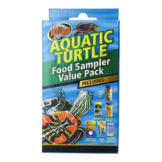 Zoo Med Aquatic Turtle Food Sampler Value Pack Display 1ea