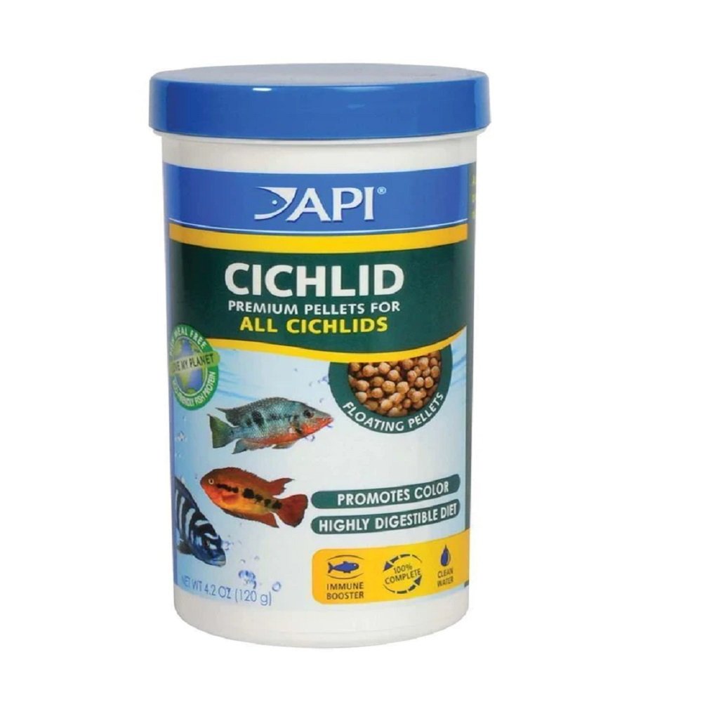 API Cichlid Premium Floating Pellet Medium 4.2oz, API