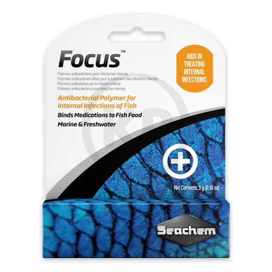 Seachem Focus Antibacterial Polymer 5gm/0.2oz, Seachem