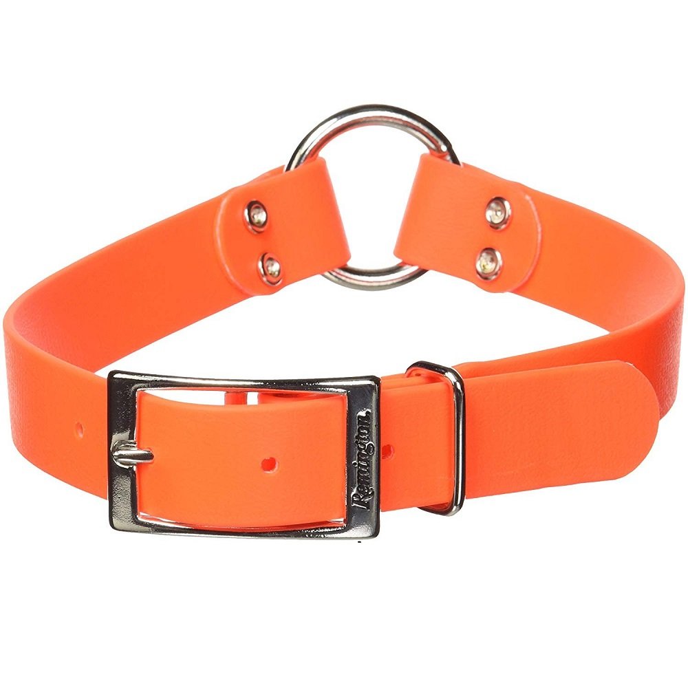 Remington® Waterproof Hound Dog Collar with Center Ring Orange 1in X 22in, Remington