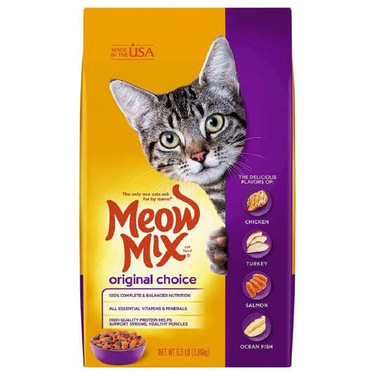 Meow-Mix Original Cat Food 6.3 lb, Meow-Mix