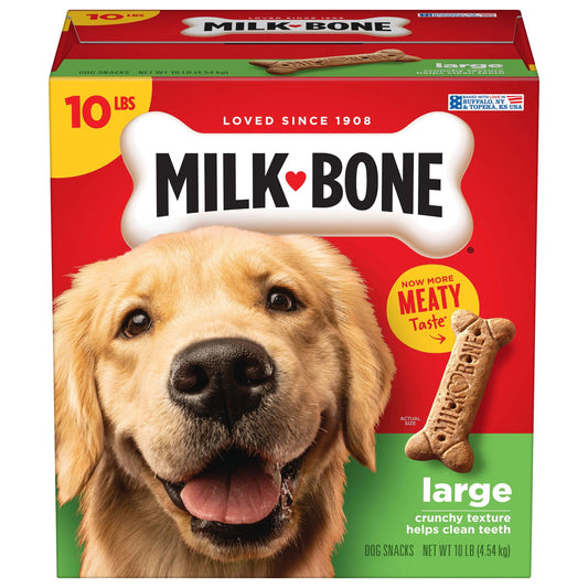 Milk-Bone Dog Biscuits Original, LG, 10 lb, Milk-Bone