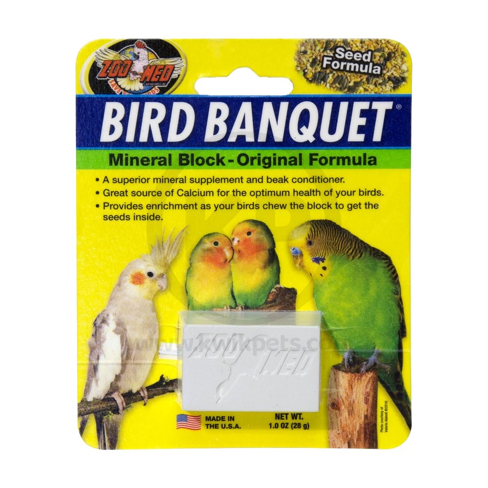 Zoo Med Bird Banquet Block 1-oz