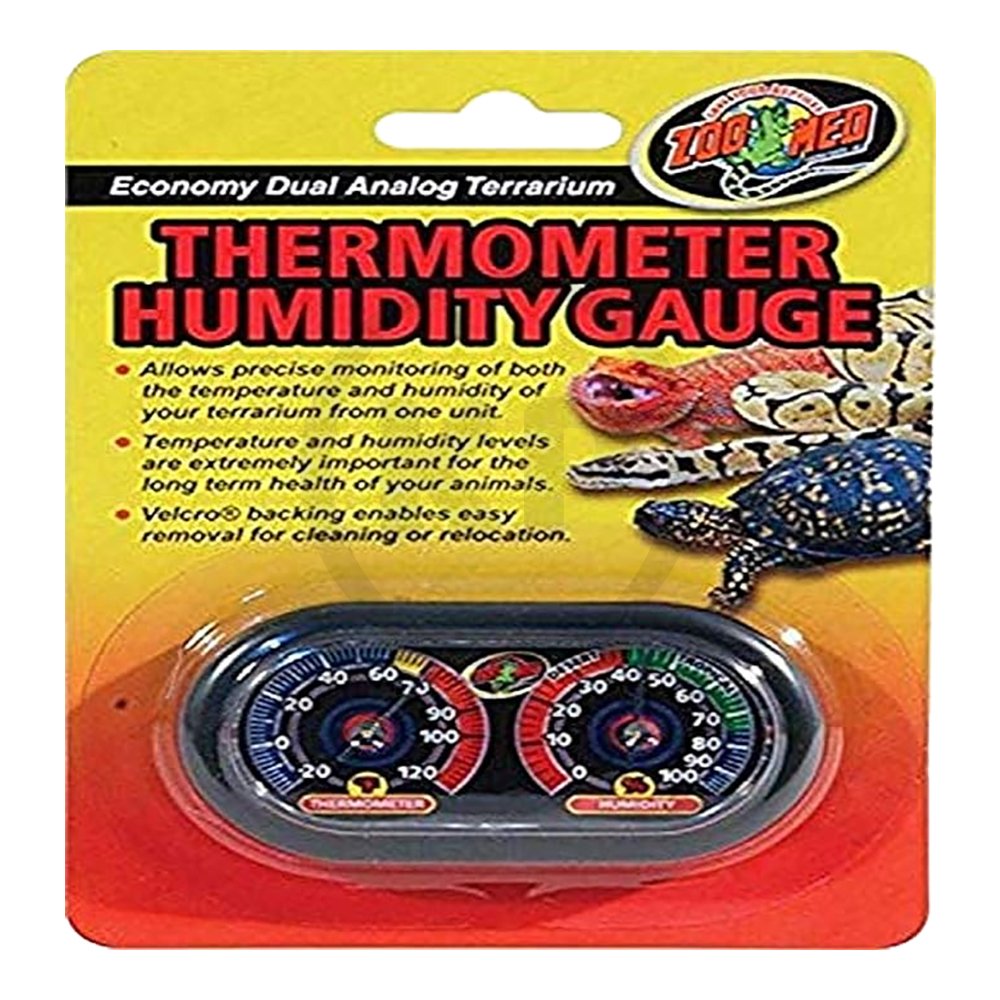 Zoo Med Economy Dual Thermometer and Humidity Gauge