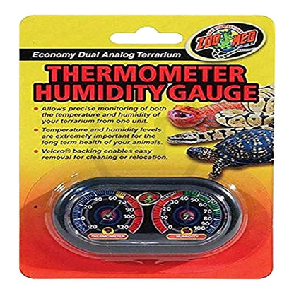 Zoo Med Economy Dual Thermometer and Humidity Gauge