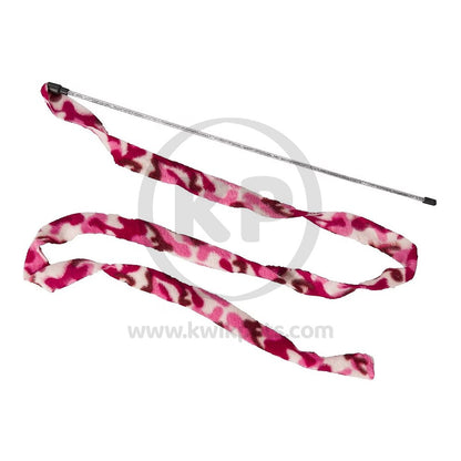 Ethical Pet Cat Prancer Fleece Frenzy Wand Cat Toy, Color Varies, Spot