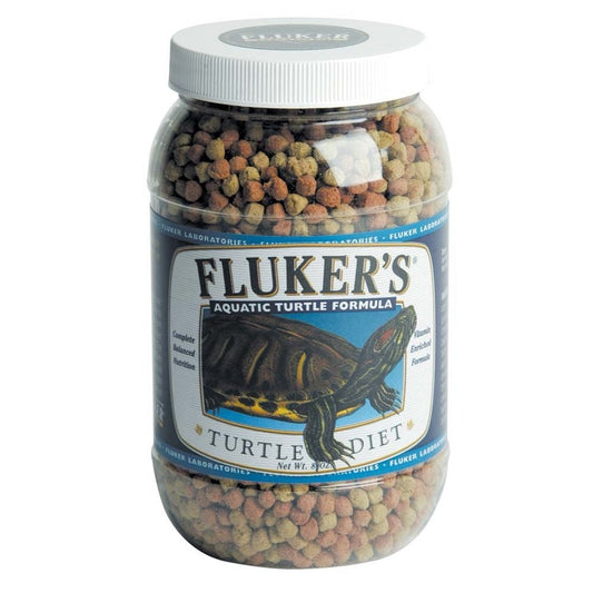 Fluker's Aquatic Turtle Formula Turtle Diet Dry Food, 8 oz, Fluker's