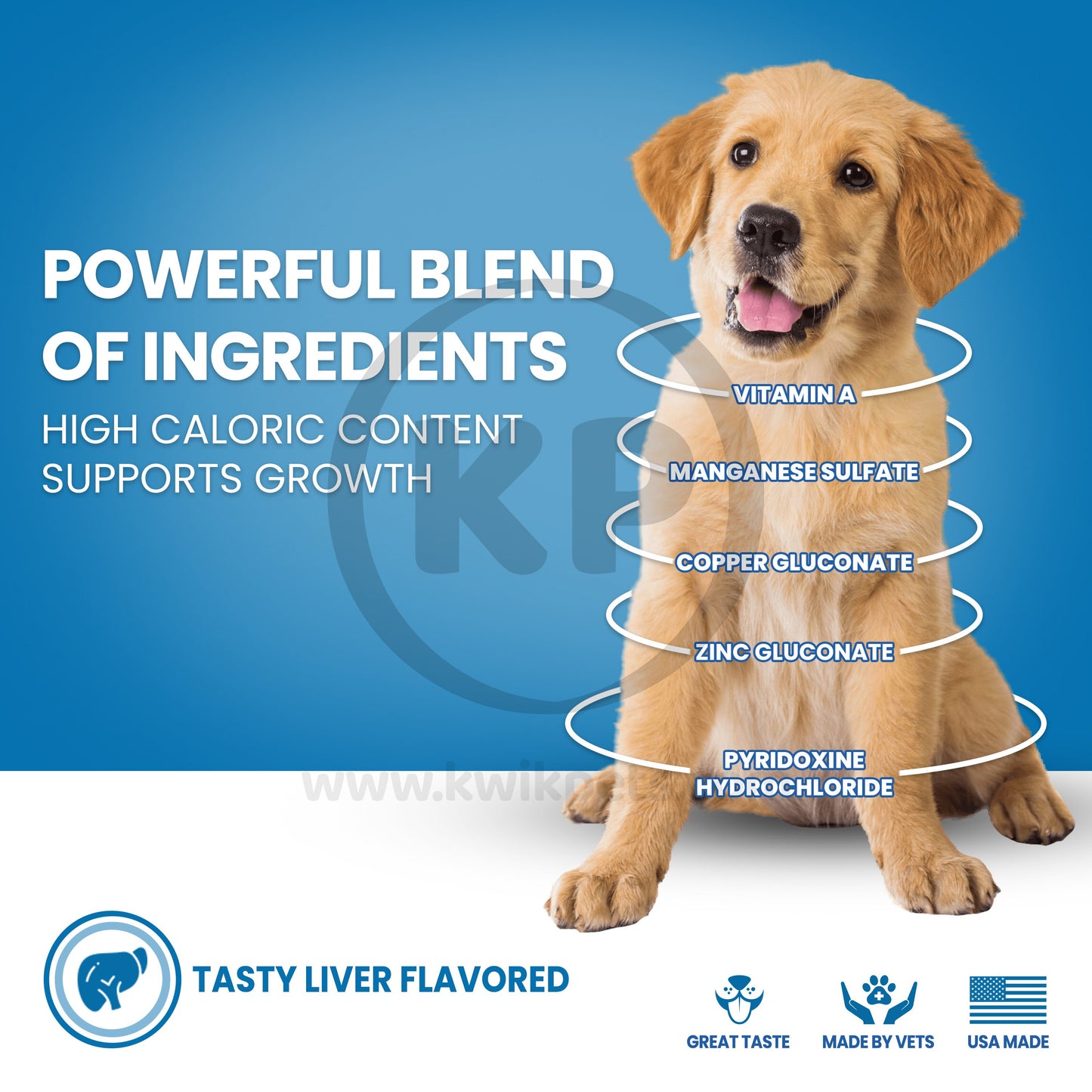 Nutri-Vet Puppy-Vite Gel Supplement Liver, 3 oz, Nutri-Vet