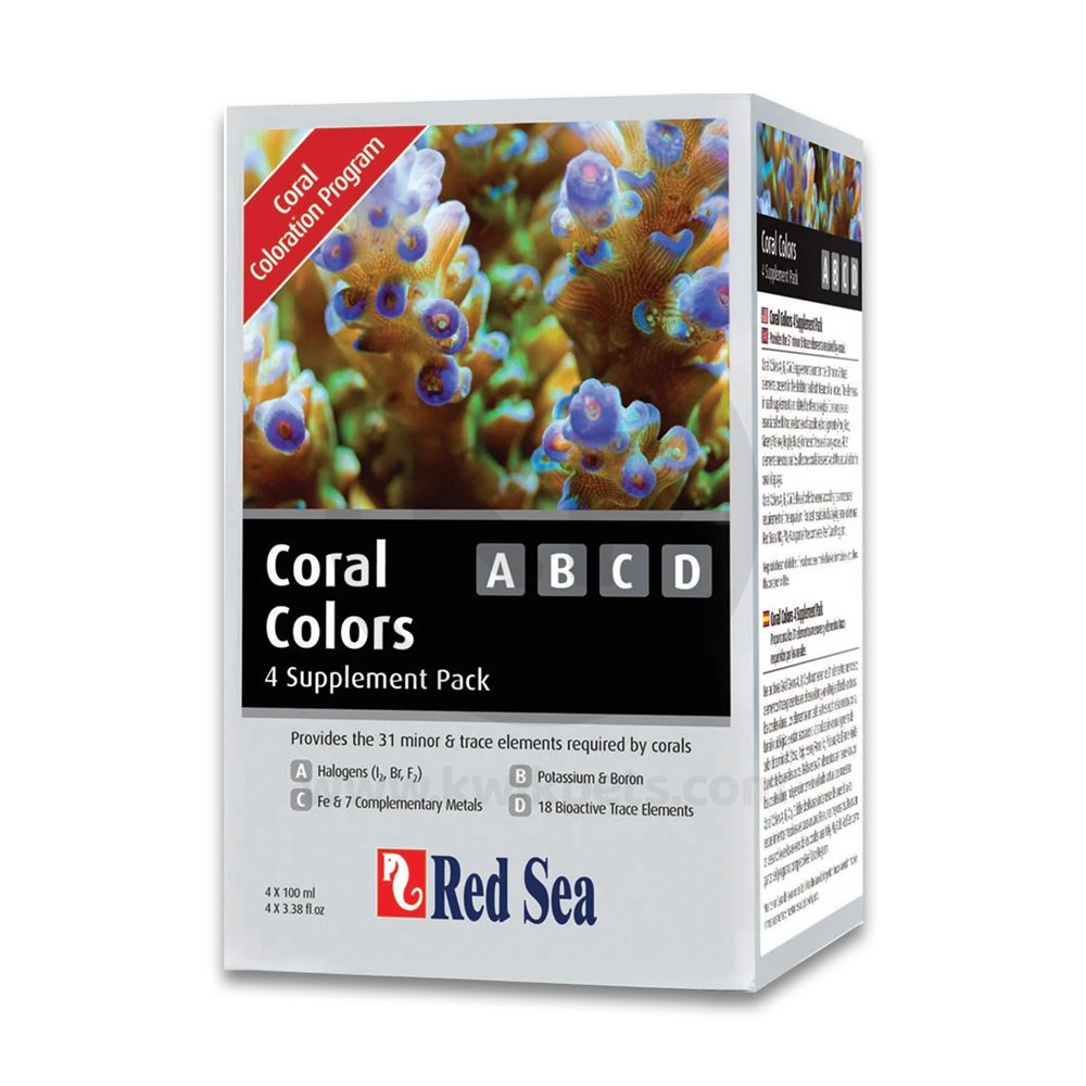 Red Sea Coral Colors ABCD 4 Supplement Pack, Red Sea