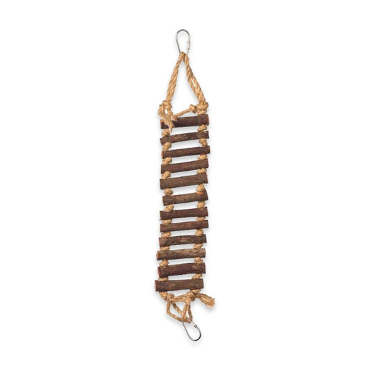 Prevue Pet Products Naturals Rope Ladder Bird Toy Earth tone Brown, 3 In X 20 in