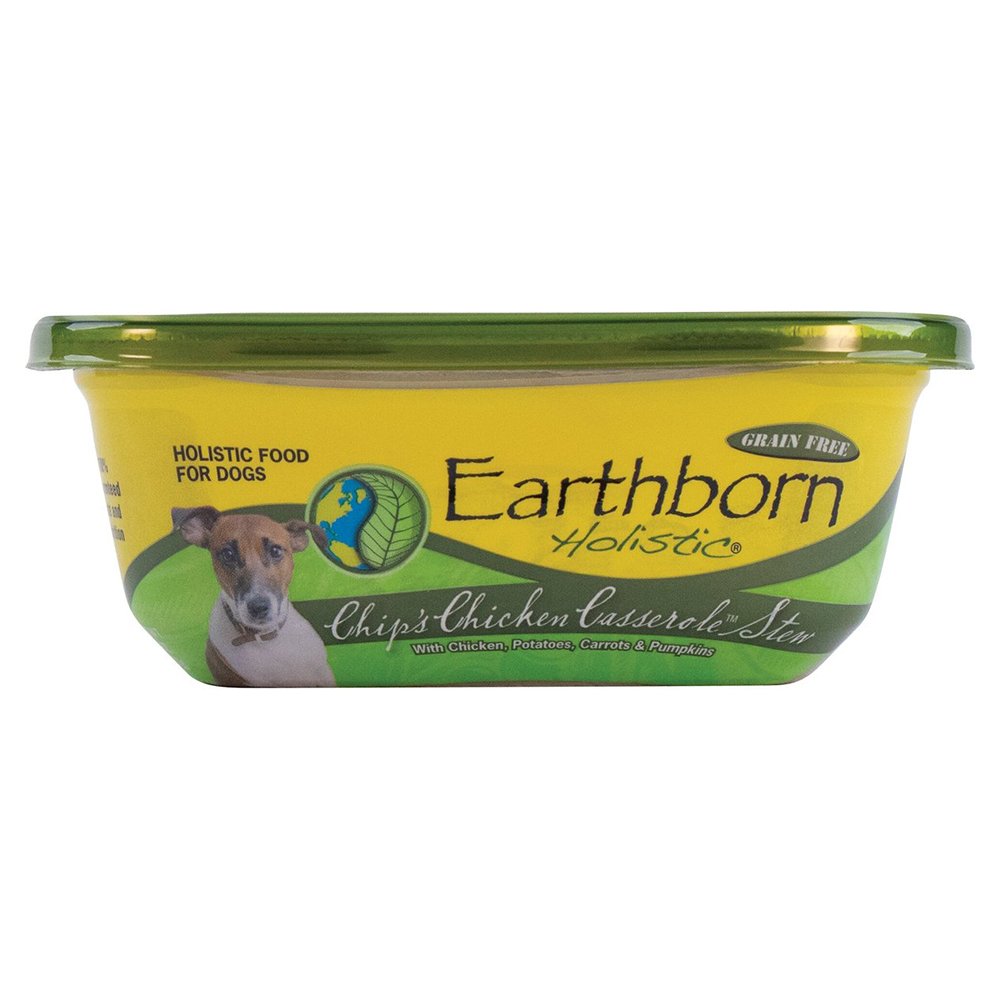 Earthborn Holistic Chip's Chicken Casserole Stew Grain-Free Wet Dog Food Chicken, 8 oz, Earthborn