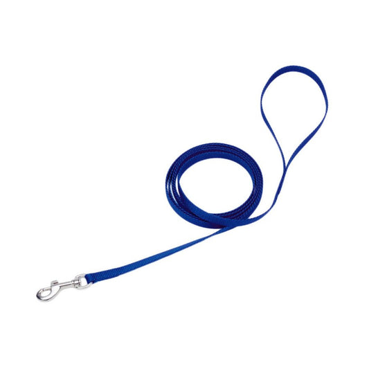 Coastal Single-Ply Nylon Dog Leash Blue, 3/8 in. X 6 ft.