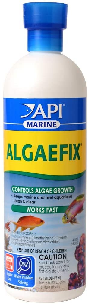 API AlgaeFix Marine Aquarium Algaecide 16 oz, API