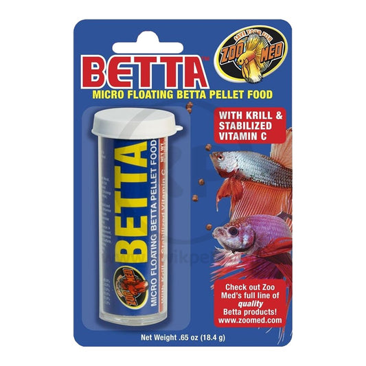 Zoo Med Betta Micro Floating Betta Pellet Food 0.65-oz