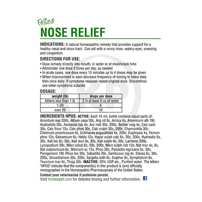 HomeoPet Feline Nose Relief 15ml