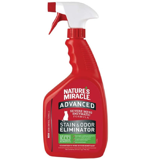 Nature's Miracle Just for Cats Advanced Stain & Odor Remover 32 oz, Nature's Miracle