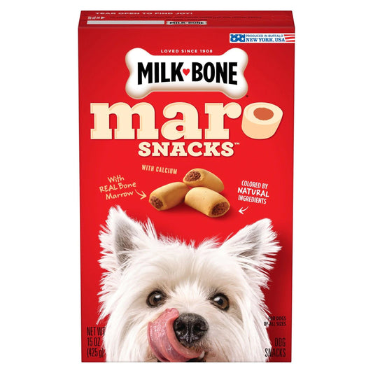 Milk-Bone MaroSnacks Dog Treat, 15 oz, Milk-Bone