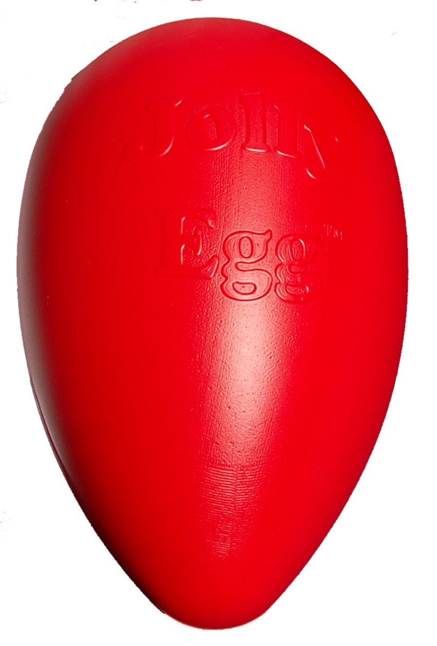 Jolly Pet Egg Hard Plastic Dog Toy Red, SM, 8 in, Jolly Pet