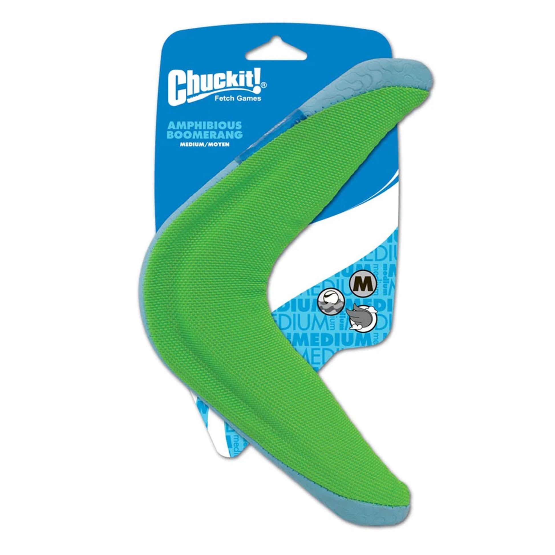Chuckit! Amphibious Dog Toy Boomerang Assorted Medium, Chuckit!