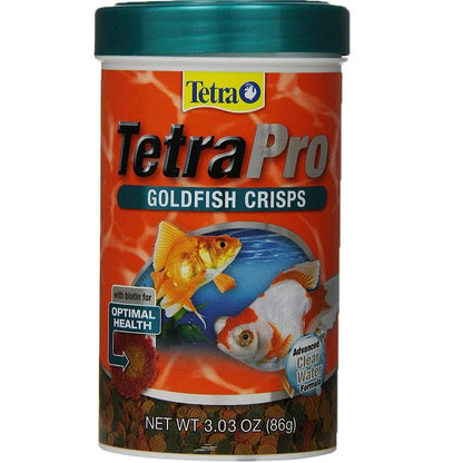 Tetra Tetrapro Goldfish Crisps Fish Food, 3.03 oz, TetraPro