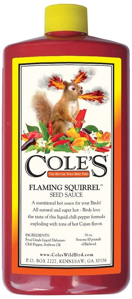 Cole's Flaming Squirrel Seed Sauce 16oz