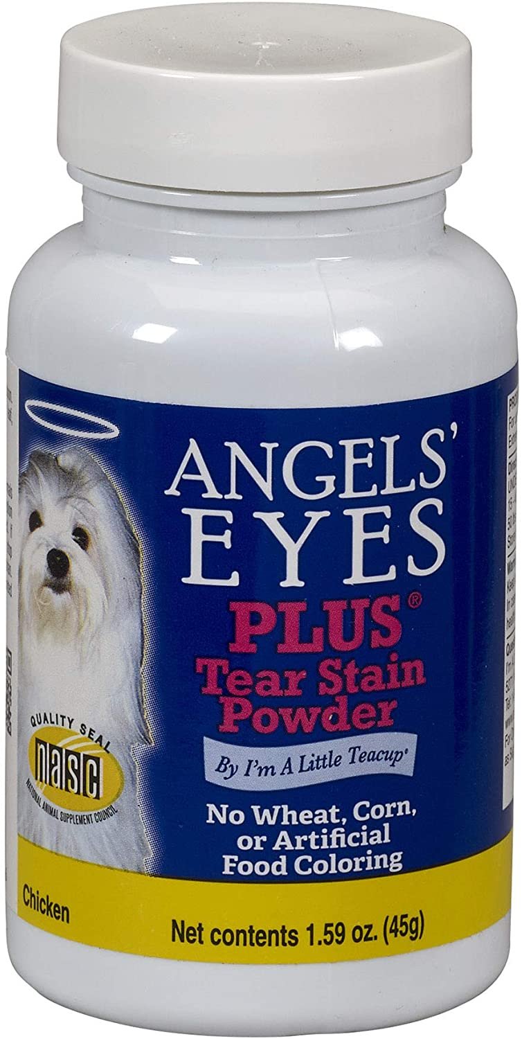 Angels' Eyes PLUS Chicken Flavor Tear Stain Powder 1.59 oz, Angels' Eyes