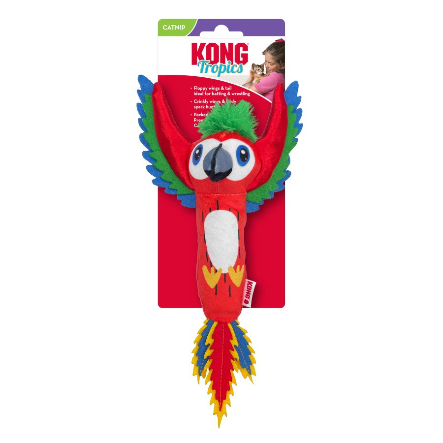 KONG Tropics Bird Cat Toy Assorted, One Size