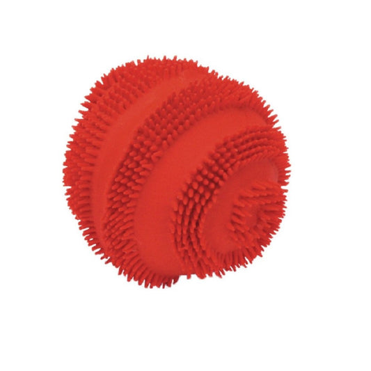 Coastal Rascals Latex Spiny Ball Dog Toy Red 2.5in, Coastal Pet