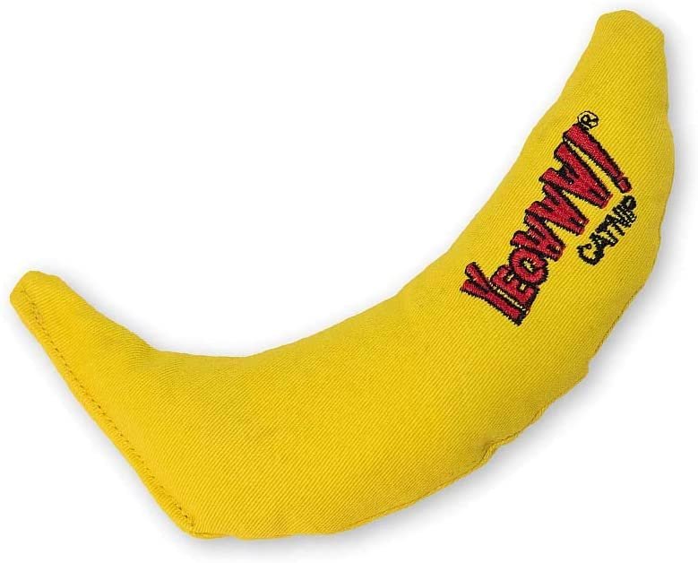 Ducky World Yeowww!® Banana Catnip Toy 7 Inch
