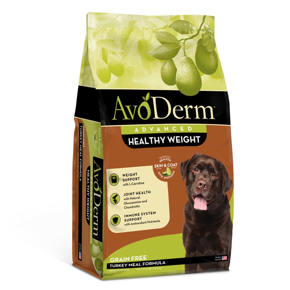 AvoDerm Natural Advanced Healthy Weight Dry Dog Food 4 lb, AvoDerm