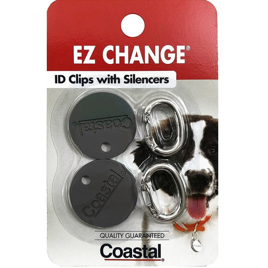 Coastal EZ Change® Dog ID Clip with Silencer, Coastal Pet
