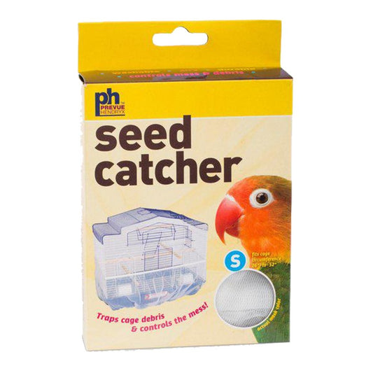 Prevue Pet Mesh Seed Catcher (White) Small