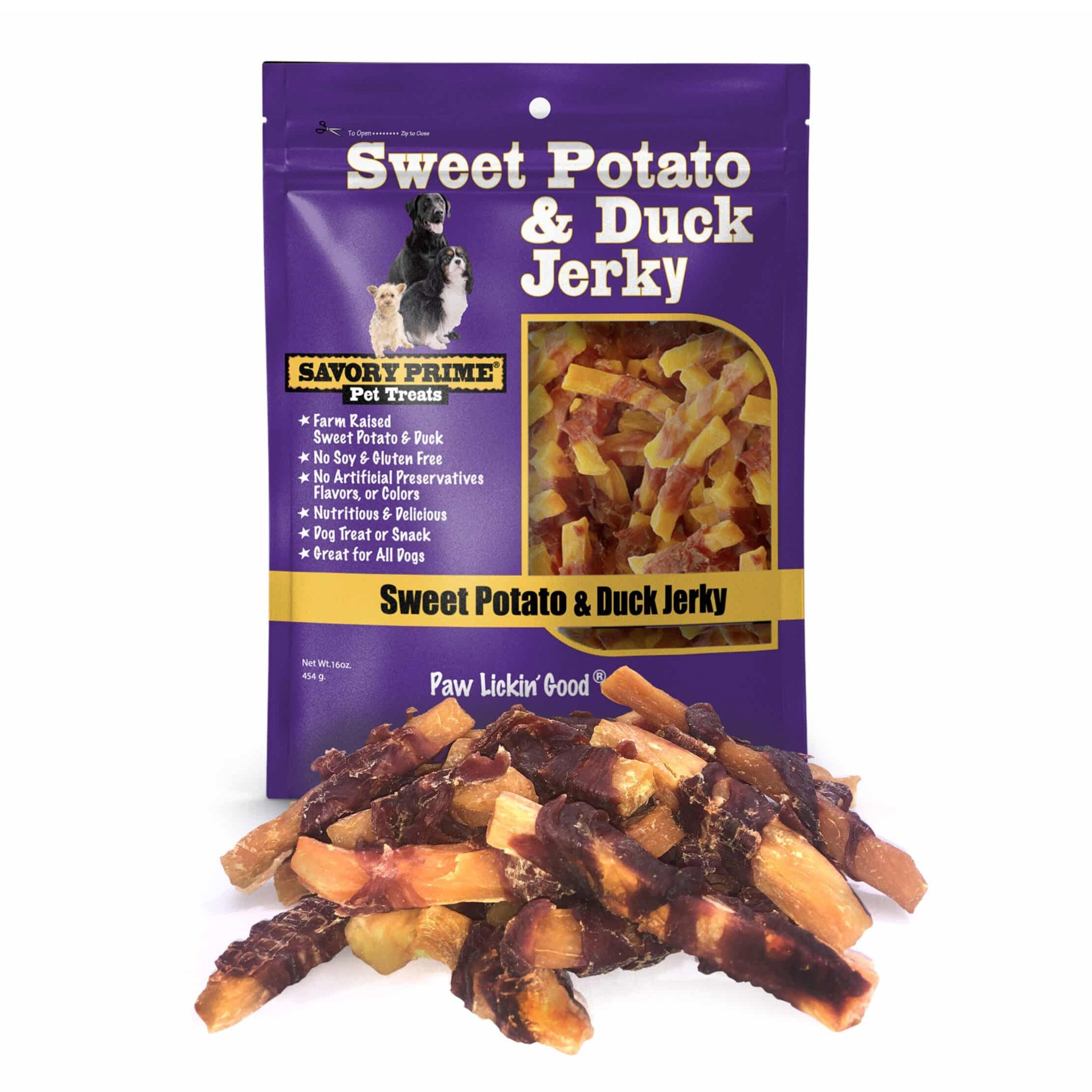 Savory-Prime-Natural-Sweet-Potato-&-Duck-Jerky-Dog-Treats-8-oz-Image