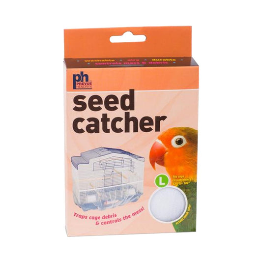 Prevue Pet Mesh Seed Catcher (White) Large