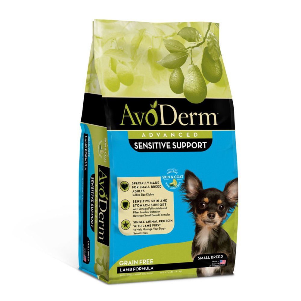 AvoDerm Natural Advanced Sensitive Support Small Breed Lamb Formula Dry Dog Food 4 lb