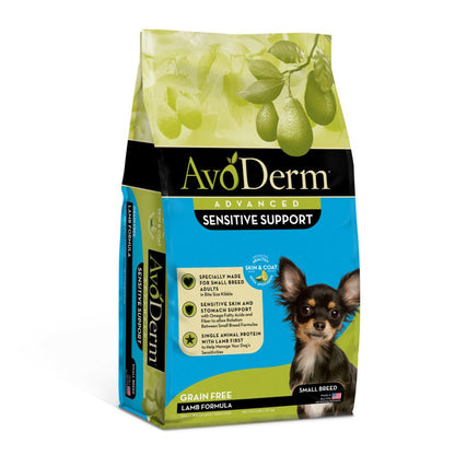 AvoDerm Natural Advanced Sensitive Support Small Breed Lamb Formula Dry Dog Food 4 lb