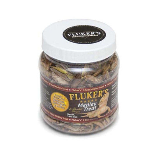 Fluker's Freeze Dried Bearded Dragon Medley Treat 1.8 oz, Fluker's