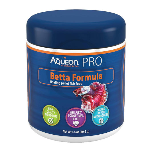 Aqueon Pro Betta Formula Pellet Fish Food 1.4-oz, Aqueon
