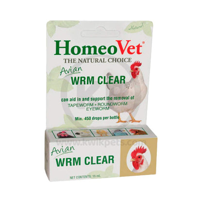 HomeoPet Avian WRM Clear Dewormer 0.5-oz