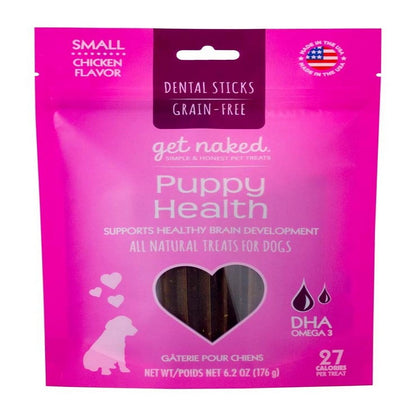 Get Naked Puppy Health Chicken Flavor Small Treats, 6.2 oz., Get Naked