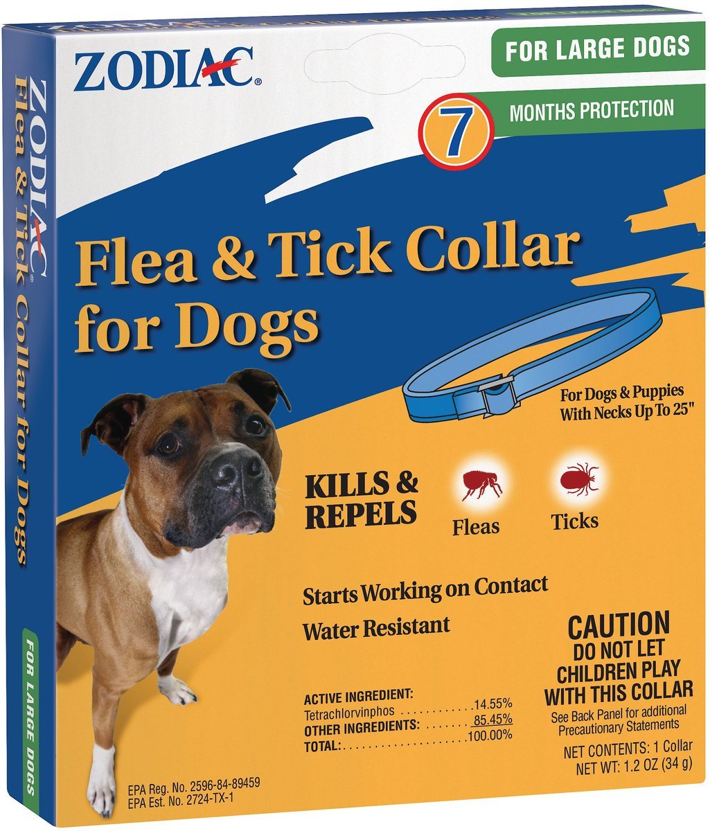 Zodiac Flea & Tick Collar For Dogs, Medium, Large & Giant Breeds, 1 Collar (7-mos. Supply), Zodiac