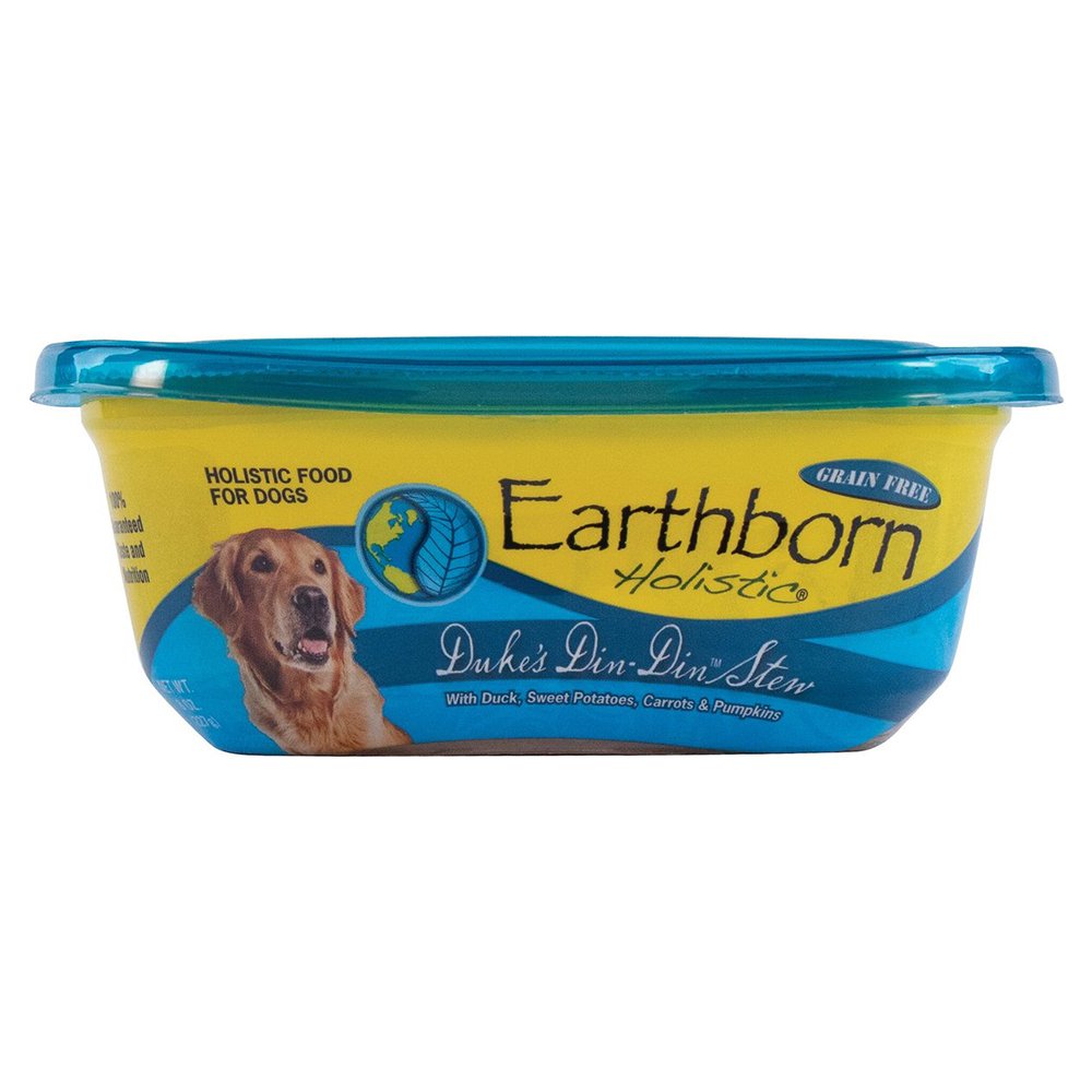 Earthborn Holistic Duke's Din-Din Stew Grain-Free Wet Dog Food Duck|Turkey, 8 oz, Earthborn