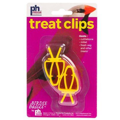 Prevue Pet Products Treat Clips Yellow, 2ct, Prevue Pet Products
