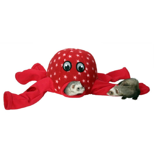 Marshall Pet Products Ferret Octo-Play Toy Octopus Red One Size, Marshall Pet Products