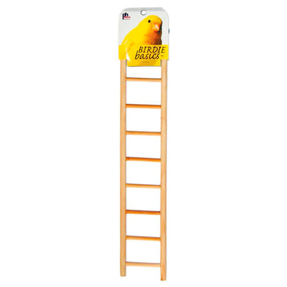 Prevue Pet Products Birdie Basics 9-Rung Ladder Unvarnished Hardwood, 2.88 in X 14 in, Prevue Pet Products
