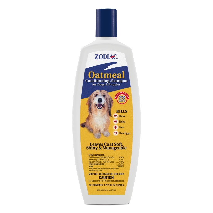 Zodiac Oatmeal Conditioning Shampoo for Dogs & Puppies, 18 oz