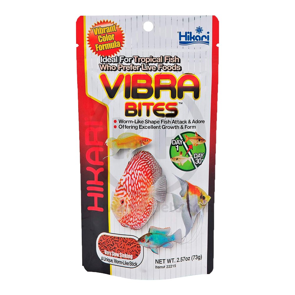 Hikari USA Vibra Bites Tropical Fish Food 2.57-oz, Hikari