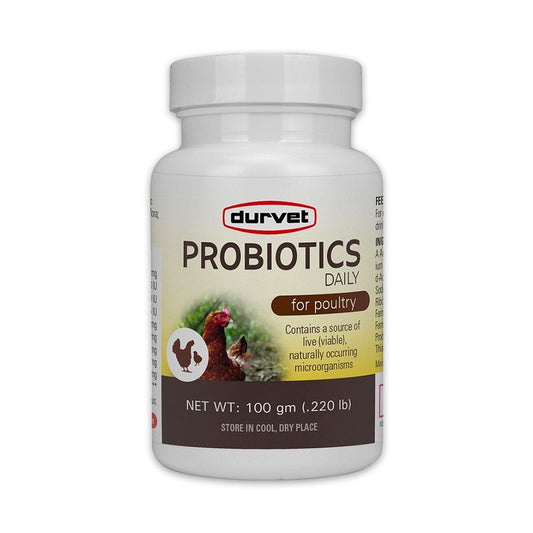 Durvet Probiotics Daily Poultry Supplement 100gm
