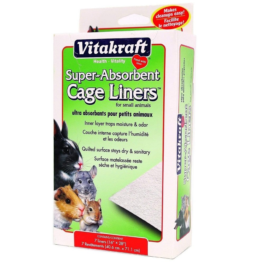 Vitakraft Small Animal Absorbant Cage Liners, Vitakraft